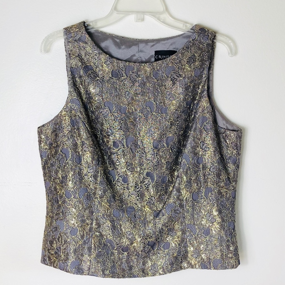Crimson by lawerane kurt vest size 14 sleeveless